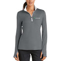 DISCOUNT PROMOS Custom Embroidered Women's Dri FIT Stretch Half Zip Cover Up Pullovers - for Cascade