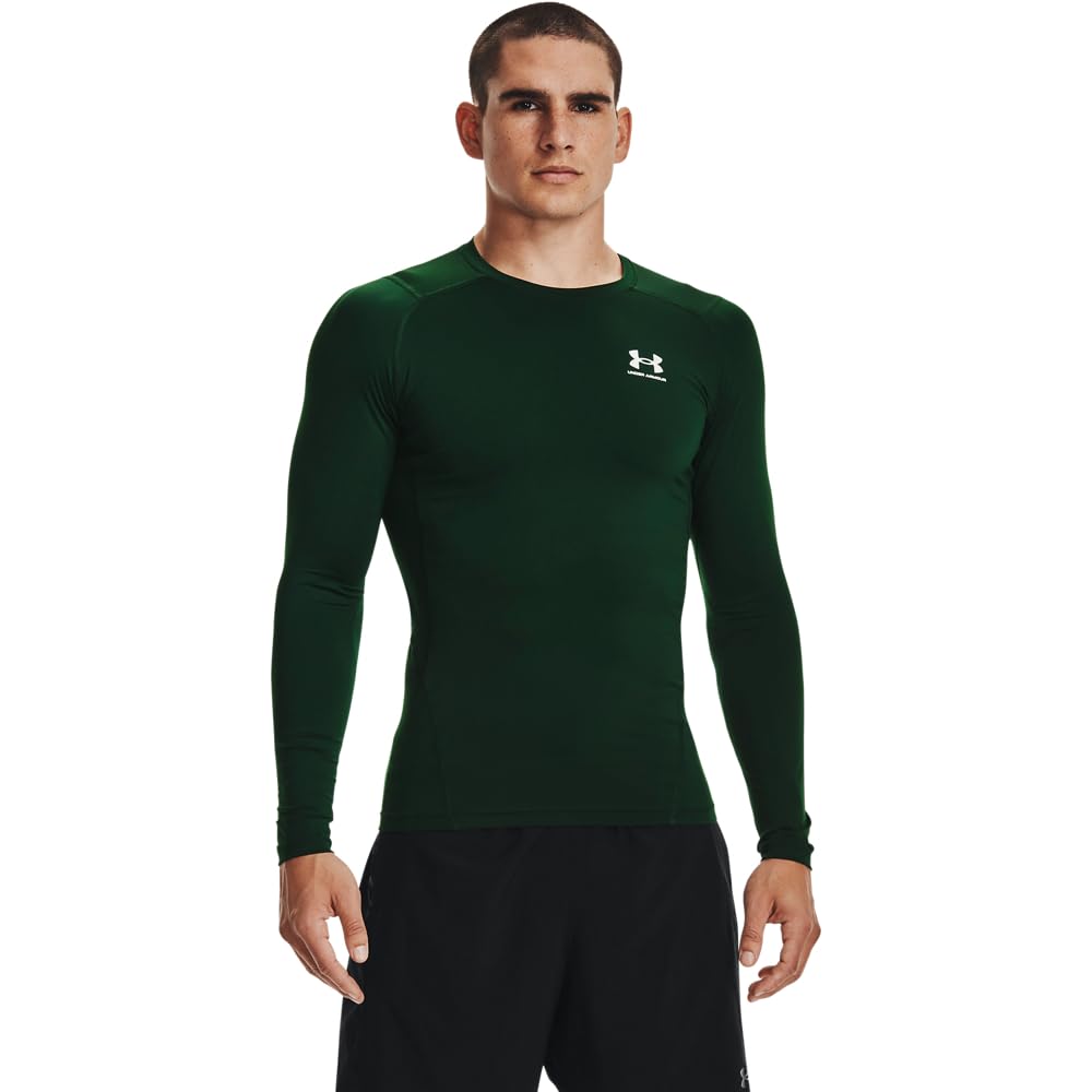 Men's HeatGear Long-Sleeve Compression Shirt for Training & Running