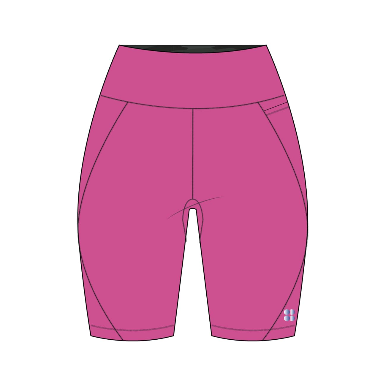 Women's Power 6-Inch Sweat-Wicking Biker Shorts for Training