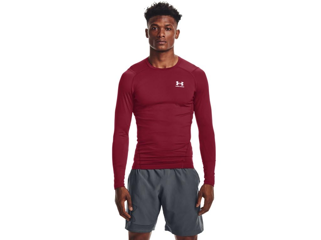 Men's HeatGear Long-Sleeve Compression Shirt for Training & Running