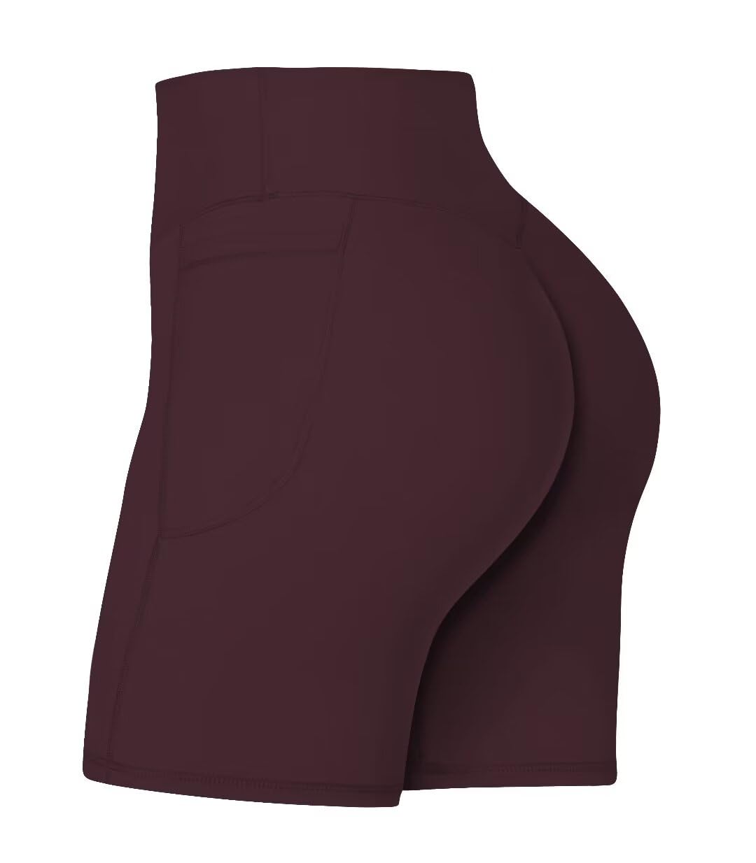 Sunzel No Front Seam Biker Shorts for Women with Pockets, Yoga Workout Gym Bike Shorts with Tummy Control