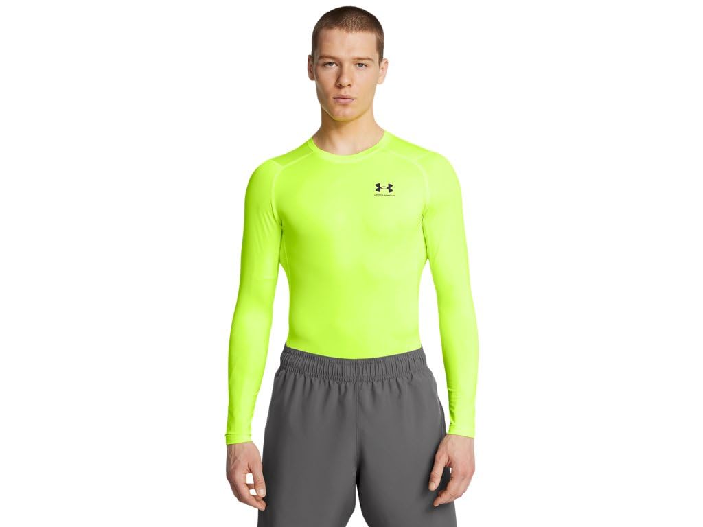 Men's HeatGear Long-Sleeve Compression Shirt for Training & Running
