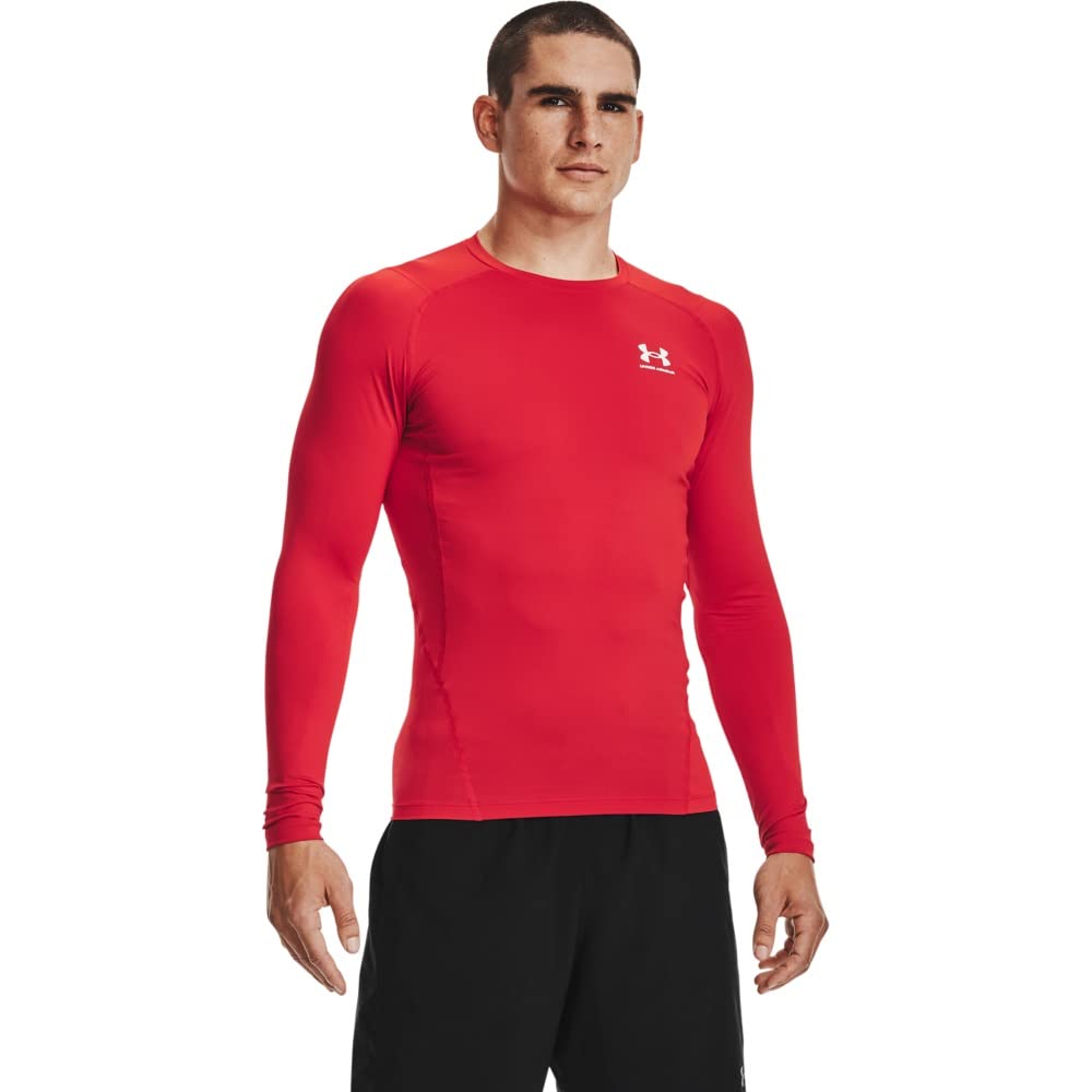 Men's HeatGear Long-Sleeve Compression Shirt for Training & Running
