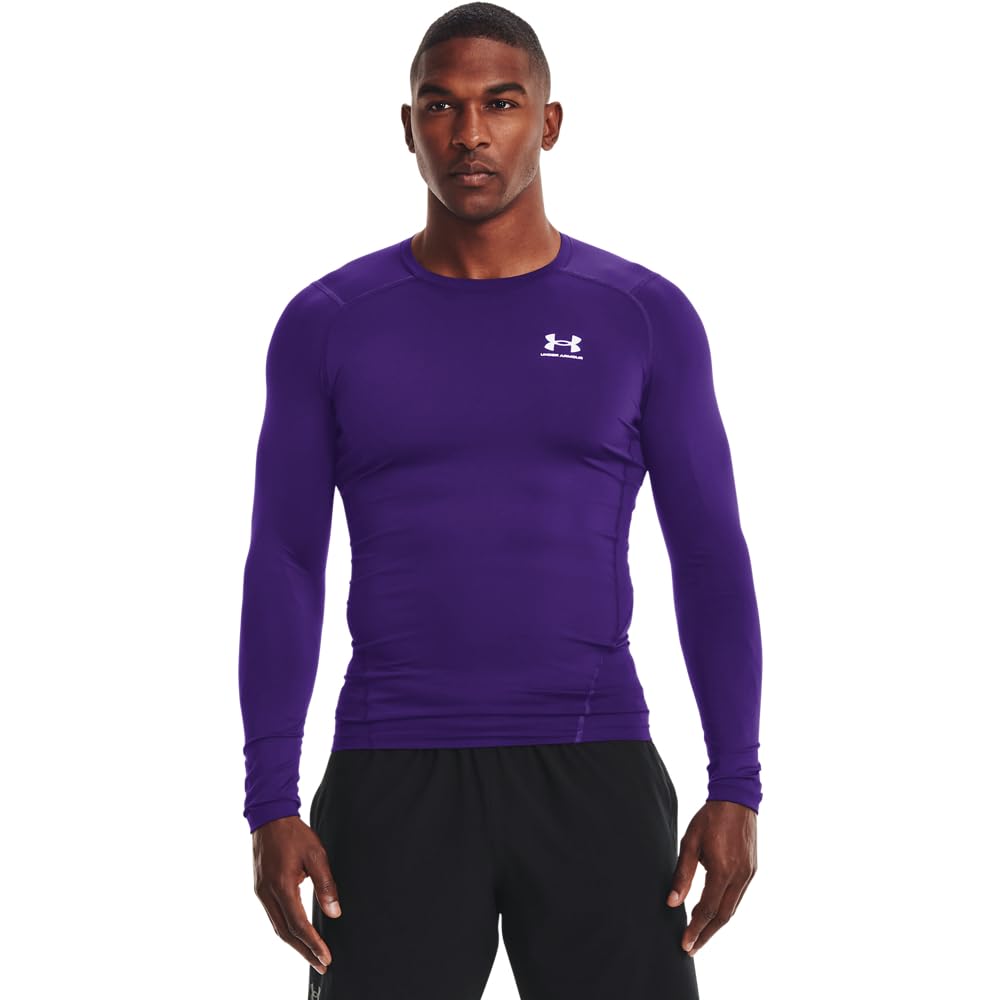 Men's HeatGear Long-Sleeve Compression Shirt for Training & Running