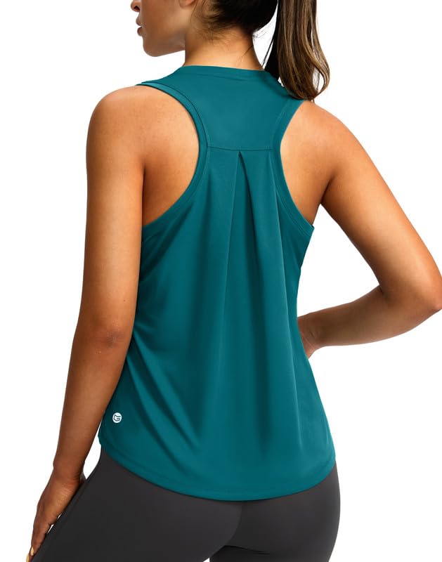 Women's Racerback Workout Tank Top for Yoga, Running & Training
