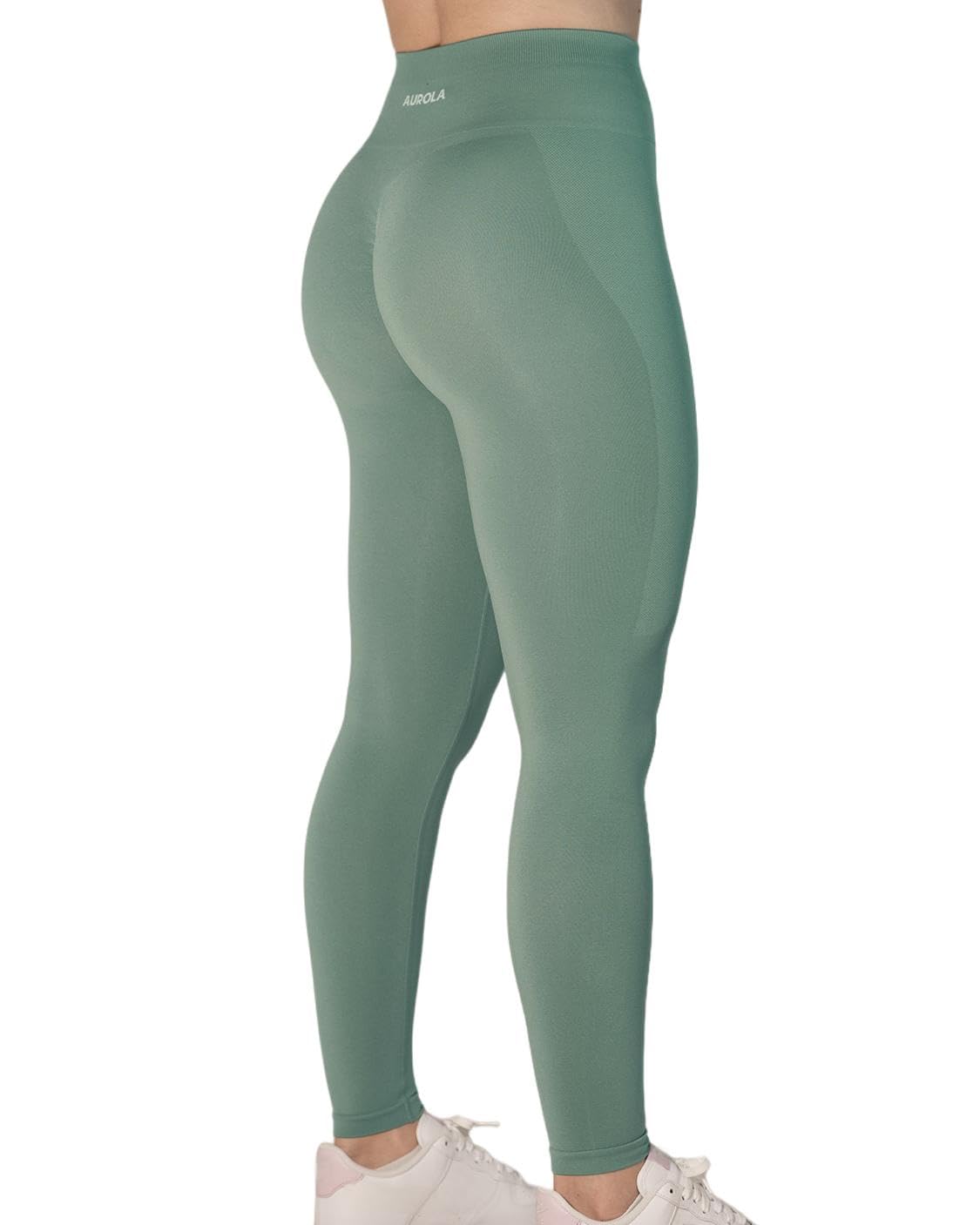 AUROLA Workout Leggings for Women Seamless Scrunch Tights Tummy Control Gym Fitness Girl Sport Active Yoga Pants