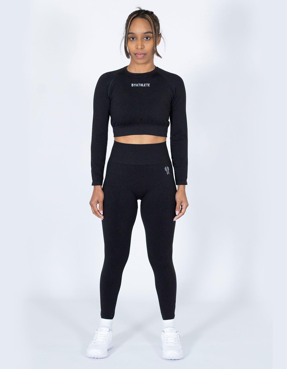 BYATHLETE Strong Start Seamless Long Sleeve Crop Top