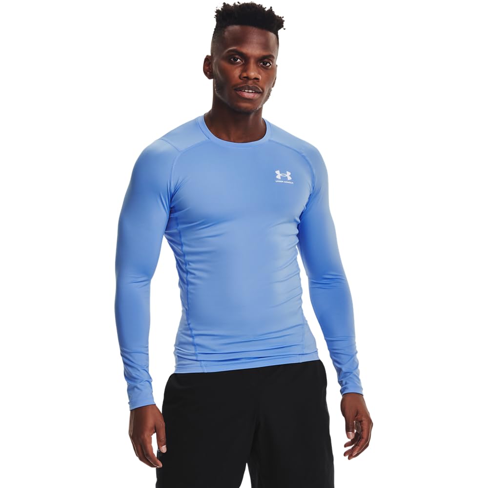 Men's HeatGear Long-Sleeve Compression Shirt for Training & Running