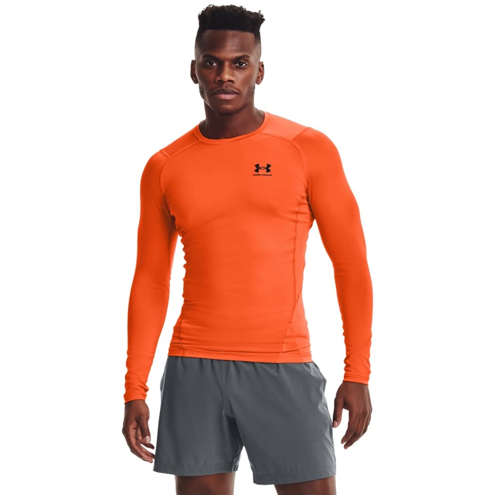 Men's HeatGear Long-Sleeve Compression Shirt for Training & Running