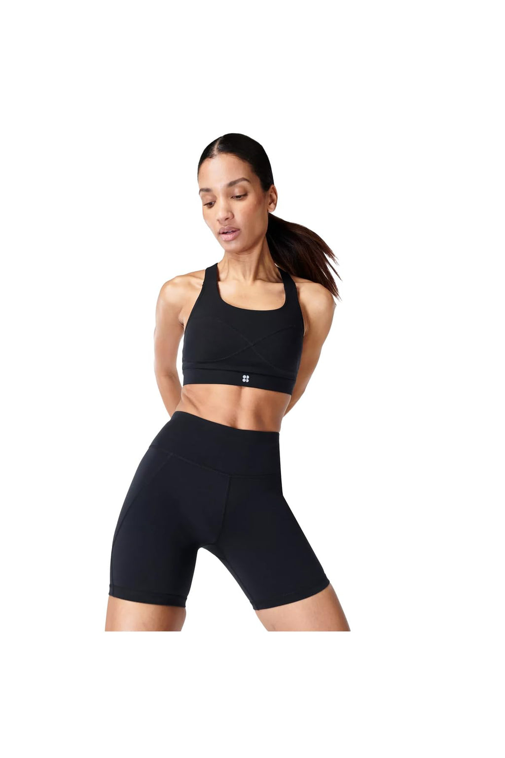 Women's Power 6-Inch Sweat-Wicking Biker Shorts for Training