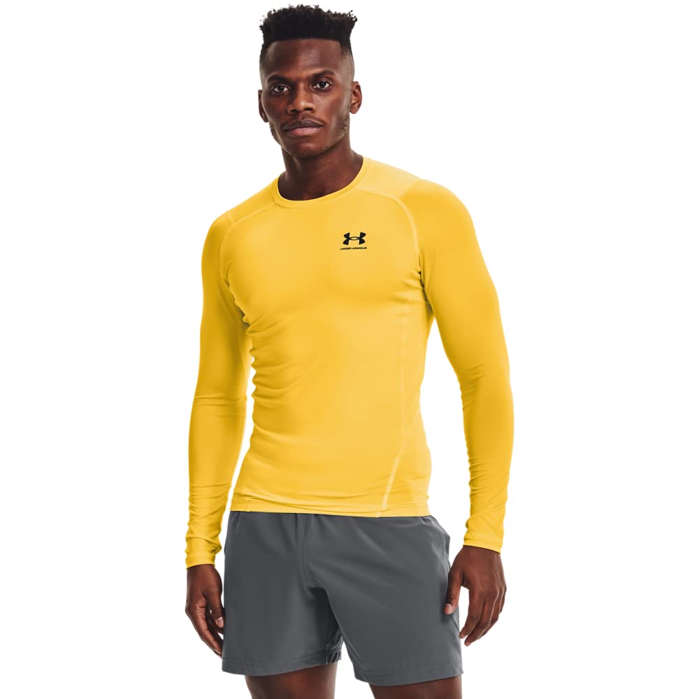 Men's HeatGear Long-Sleeve Compression Shirt for Training & Running