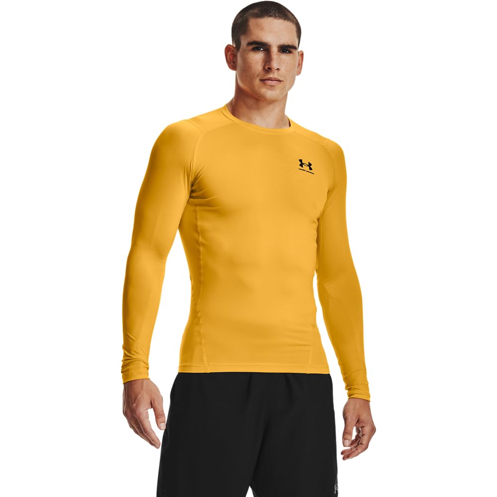 Men's HeatGear Long-Sleeve Compression Shirt for Training & Running
