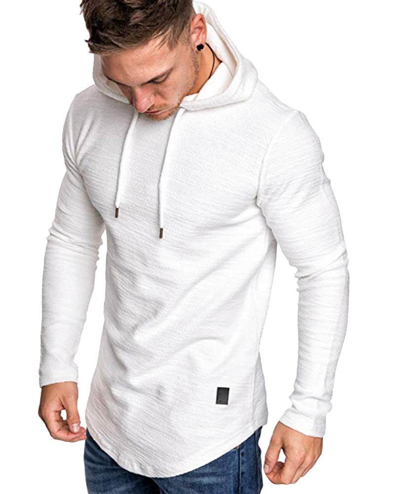 Men's Fleece Pullover Athletic Hoodie for Training & Casual Wear