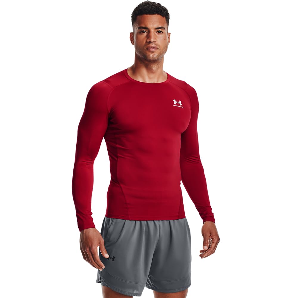 Men's HeatGear Long-Sleeve Compression Shirt for Training & Running