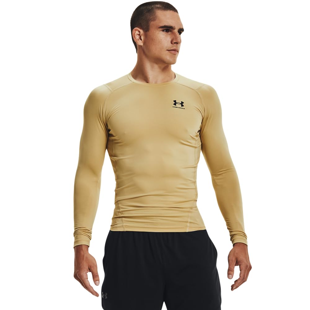 Men's HeatGear Long-Sleeve Compression Shirt for Training & Running
