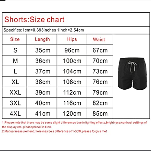Men's Casual Running Breathable and Quick-Drying Gym Jogging Shorts Swimming