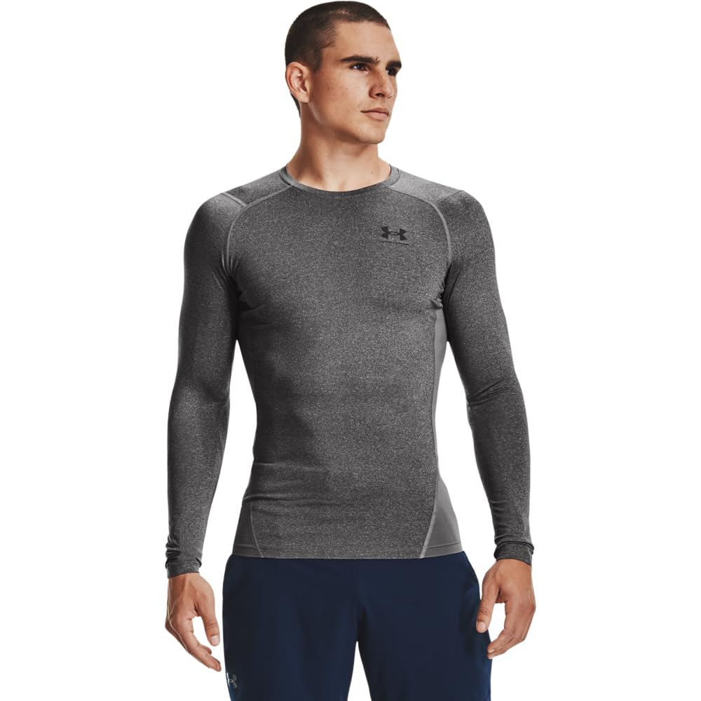 Men's HeatGear Long-Sleeve Compression Shirt for Training & Running