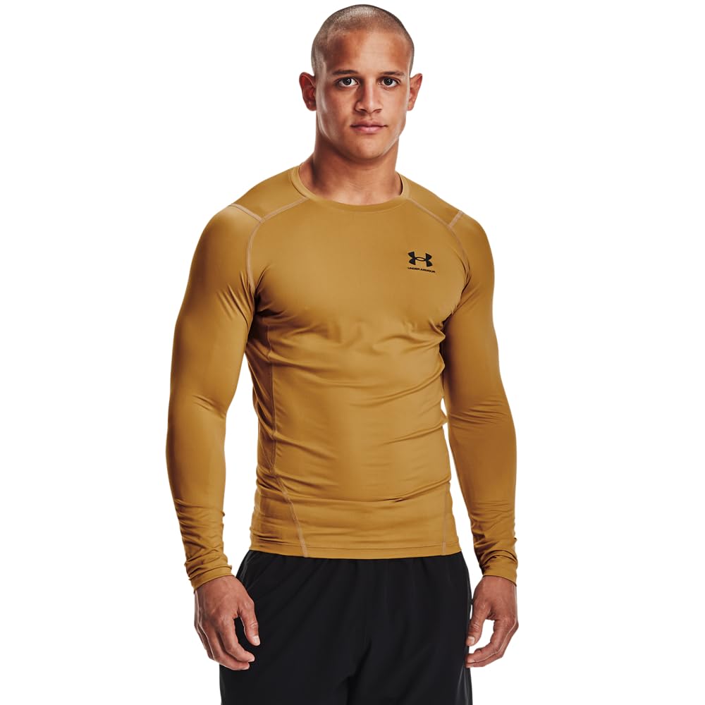 Men's HeatGear Long-Sleeve Compression Shirt for Training & Running