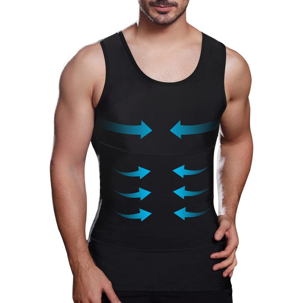 Men's Compression Tank Top for Core Support & Performance Training