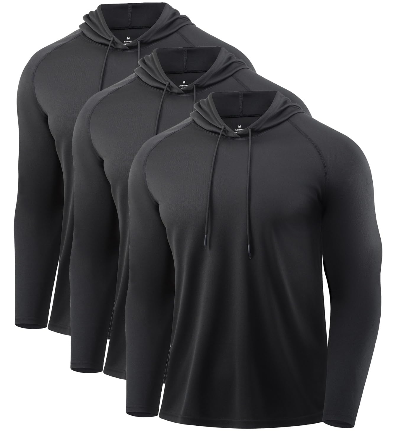 Men's Quick-Dry Long Sleeve Training Hoodie for Running & Gym
