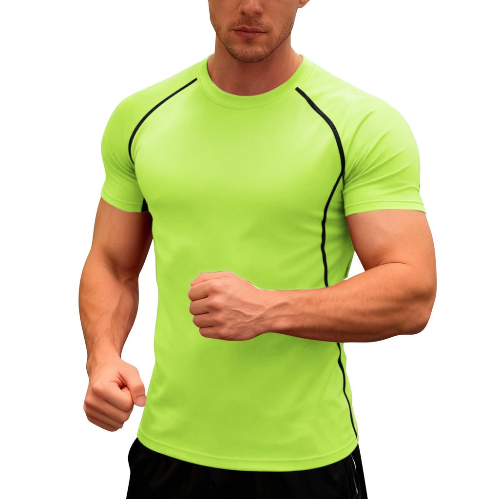 Men's Moisture-Wicking Compression T-Shirt for Training & Performance