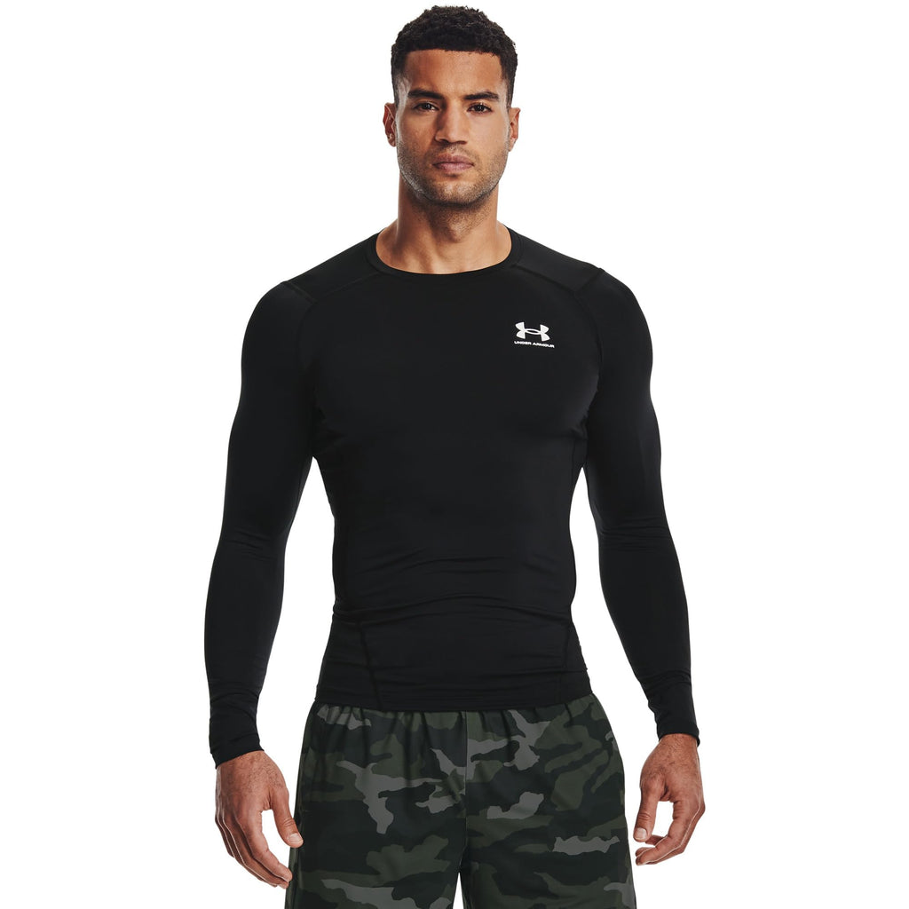 Men's HeatGear Long-Sleeve Compression Shirt for Training & Running