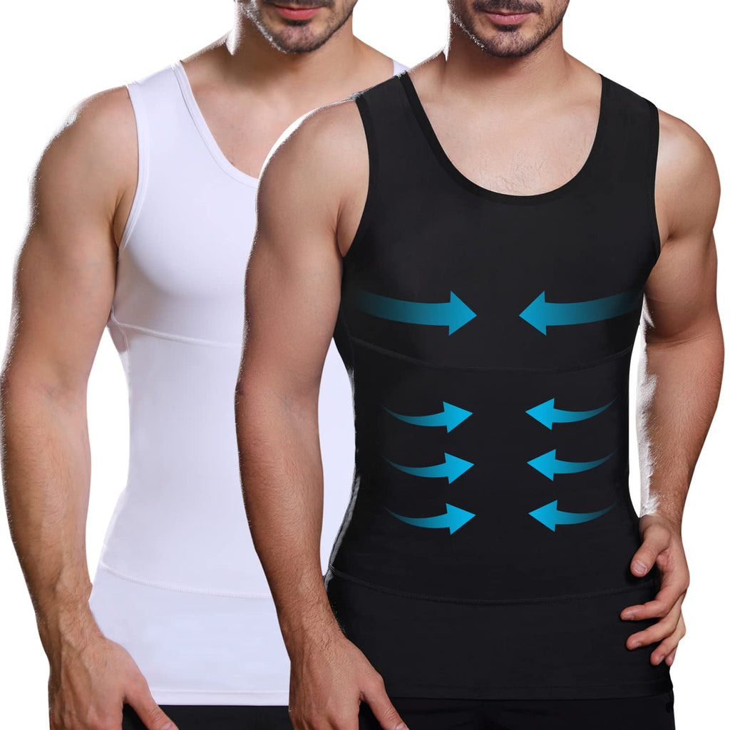 Men's Compression Tank Top for Core Support & Performance Training