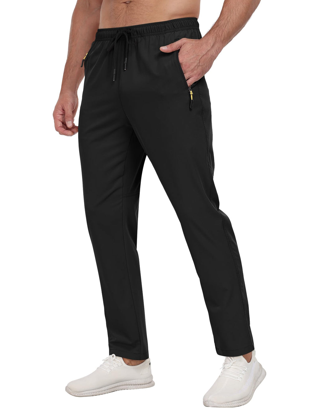 Men's Quick-Dry/Water Resistant Jogger Pants for Training, Hiking & Running
