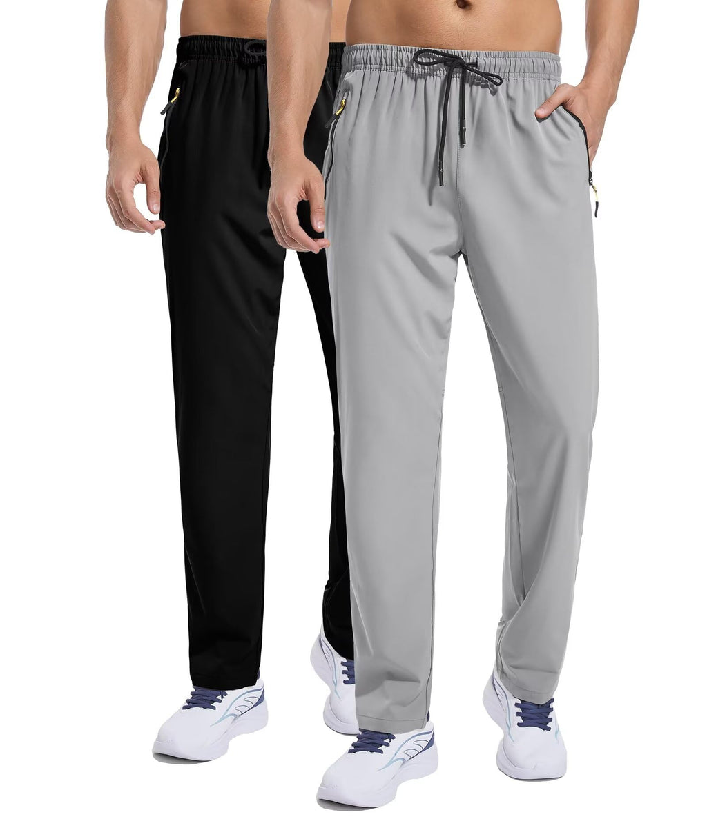 Men's Quick-Dry/Water Resistant Jogger Pants for Training, Hiking & Running