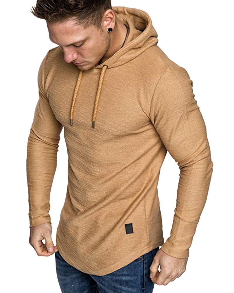 Men's Fleece Pullover Athletic Hoodie for Training & Casual Wear