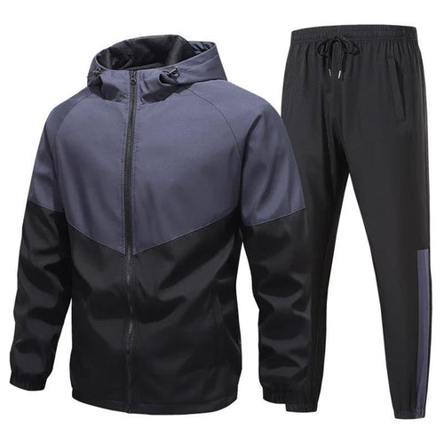 Men's 2-Piece Running Tracksuit Set with Jacket & Jogger Pants