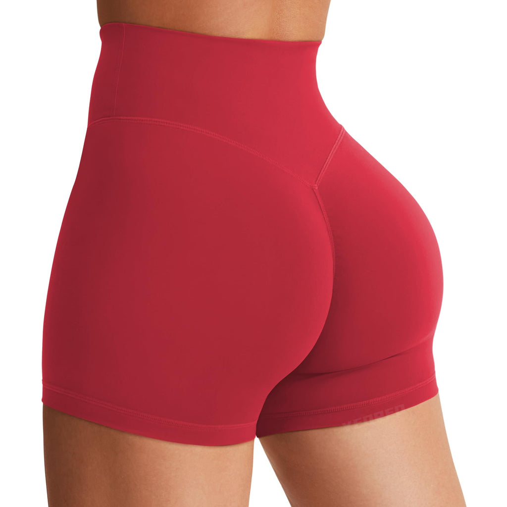 Women's High Waist Biker Shorts 3.6–6" Tummy Control Workout Yoga Gym Running Shorts