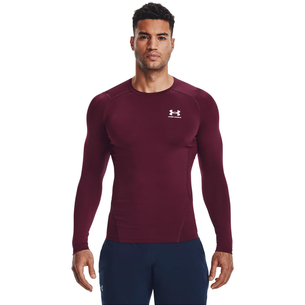 Men's HeatGear Long-Sleeve Compression Shirt for Training & Running