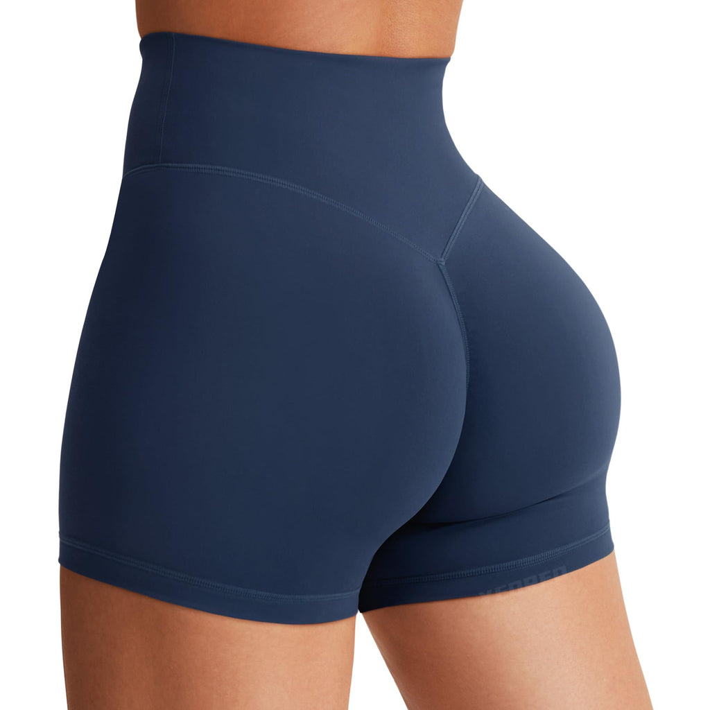 Women's High Waist Biker Shorts 3.6–6" Tummy Control Workout Yoga Gym Running Shorts