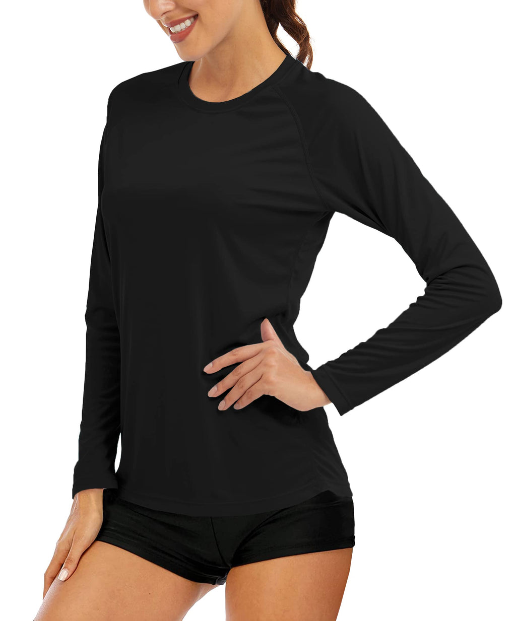 Women's UPF 50+ Long Sleeve Sun Protection Shirt for Outdoor Training