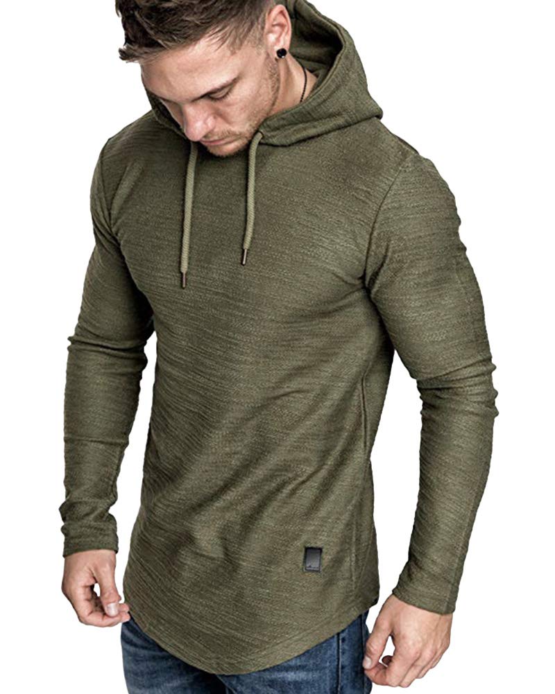 Men's Fleece Pullover Athletic Hoodie for Training & Casual Wear