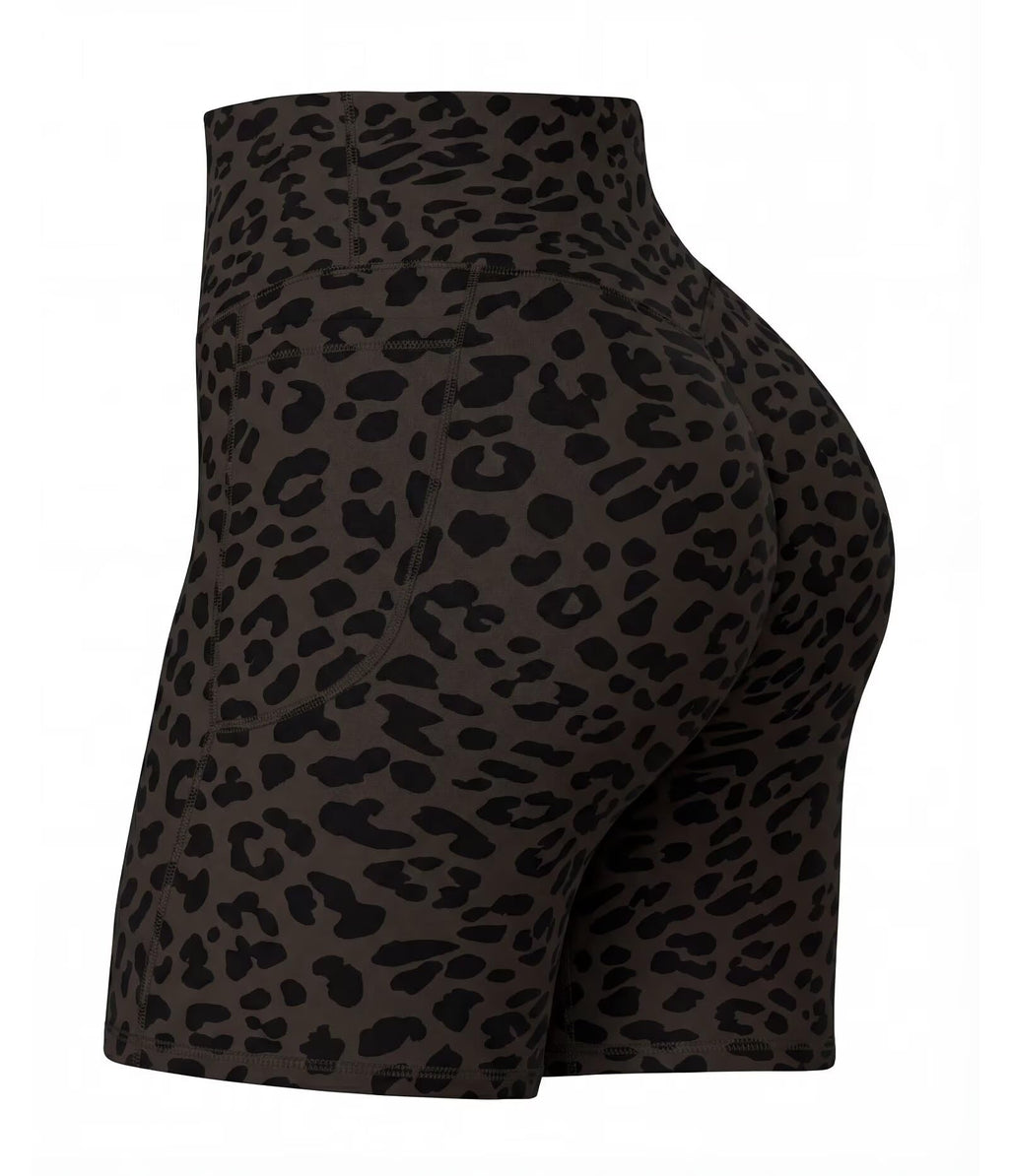 Sunzel No Front Seam Biker Shorts for Women with Pockets, Yoga Workout Gym Bike Shorts with Tummy Control