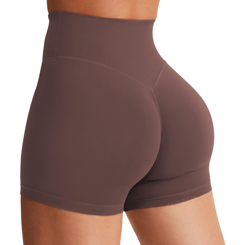 Women's High Waist Biker Shorts 3.6–6" Tummy Control Workout Yoga Gym Running Shorts