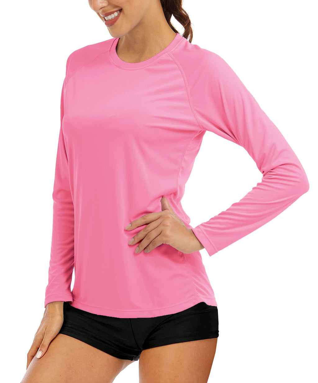 Women's UPF 50+ Long Sleeve Sun Protection Shirt for Outdoor Training