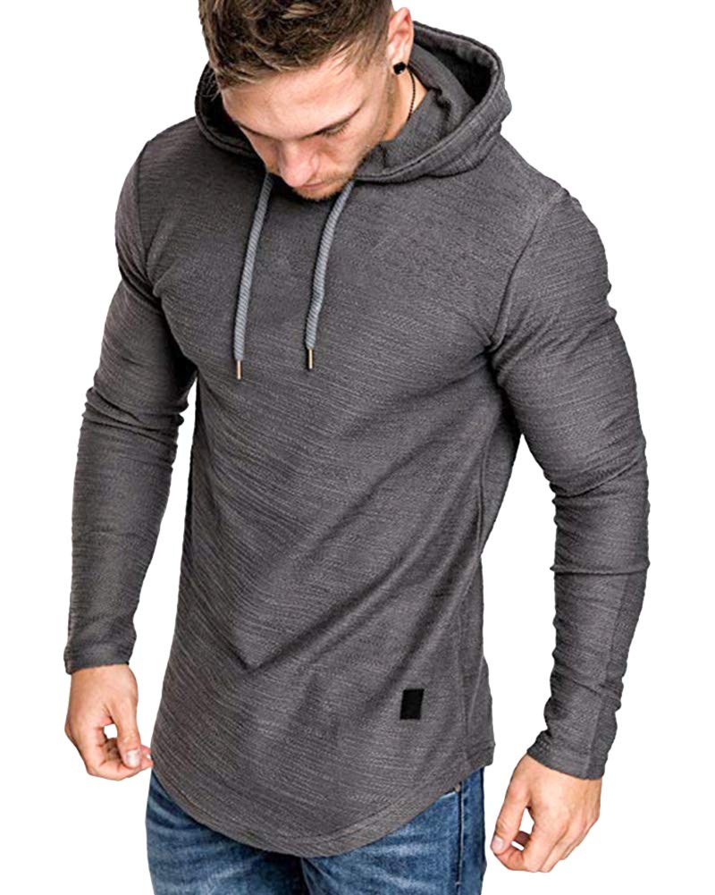 Men's Fleece Pullover Athletic Hoodie for Training & Casual Wear