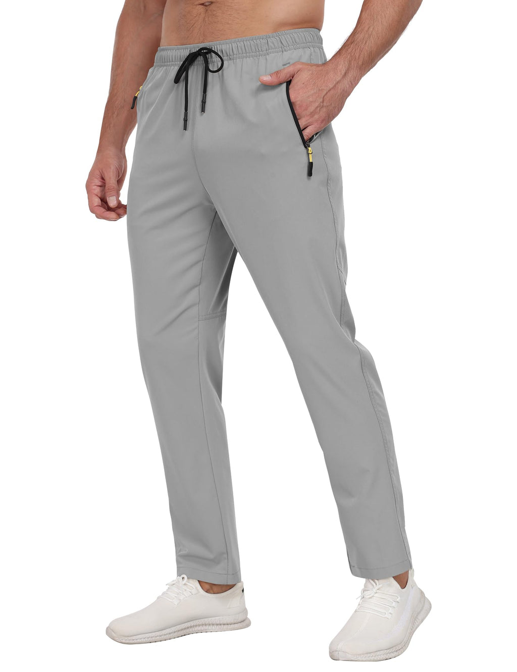 Men's Quick-Dry/Water Resistant Jogger Pants for Training, Hiking & Running