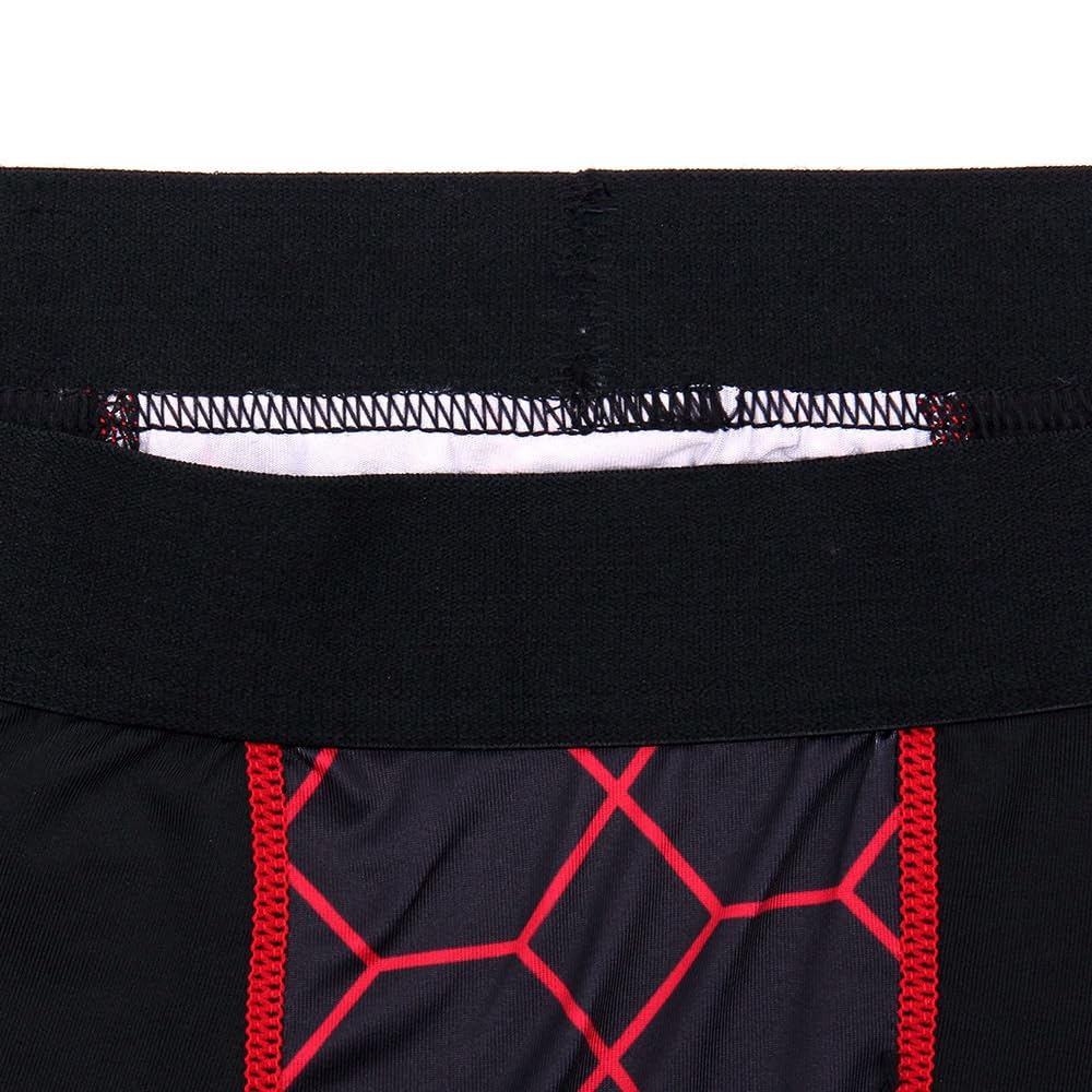 UOYHBTA Men's Fitness Sports Running Training Sets Mesh Printed Long Sleeve Suits Fast Dry High Elastic Tight T-shirt+Pants