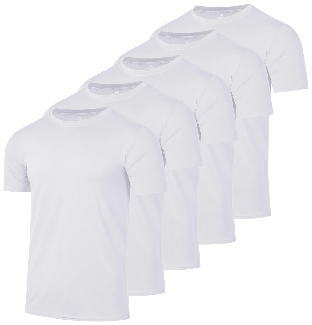 Men's Dry-Fit Crew Neck Performance T-Shirt for Training & Running