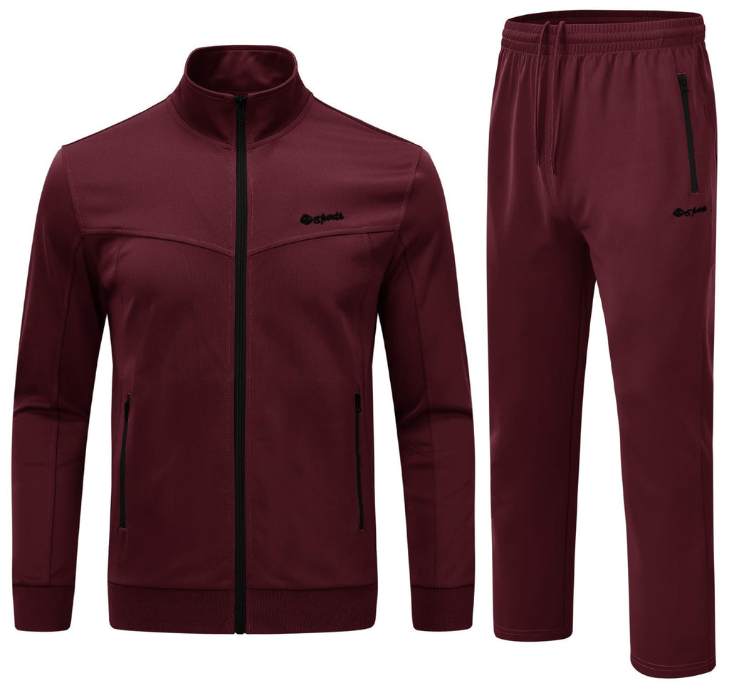 Men's 2-Piece Tracksuit Set for Training, Running & Gym Workouts