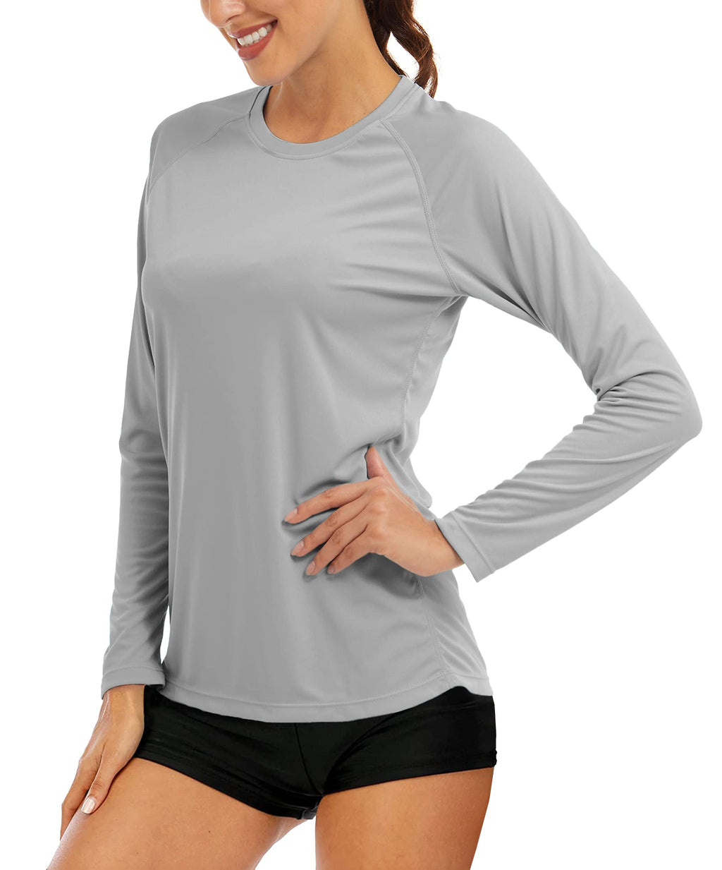Women's UPF 50+ Long Sleeve Sun Protection Shirt for Outdoor Training
