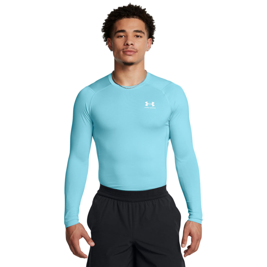 Men's HeatGear Long-Sleeve Compression Shirt for Training & Running