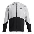 Under armour Unstoppable Fleece Full-Zip Hoodie - Men's (1379806-003, Black/Mod Grey/Black)