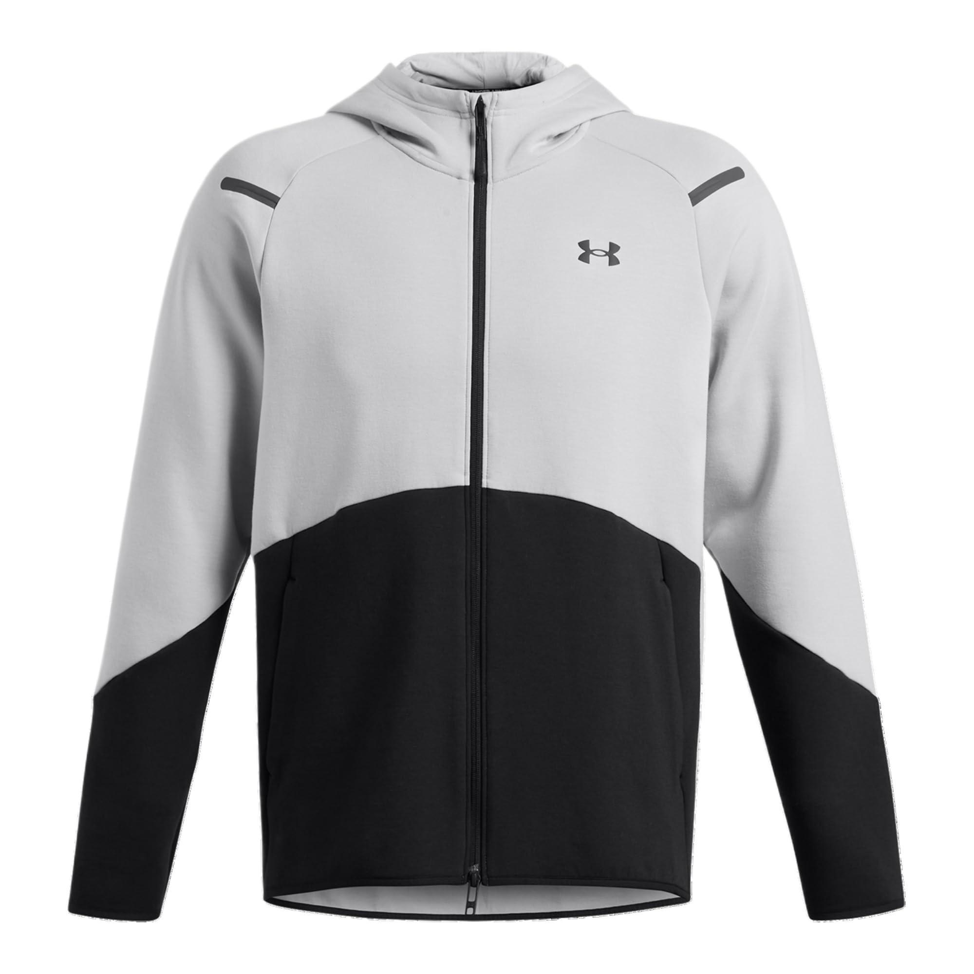 Under armour Unstoppable Fleece Full-Zip Hoodie - Men's (1379806-003, Black/Mod Grey/Black)