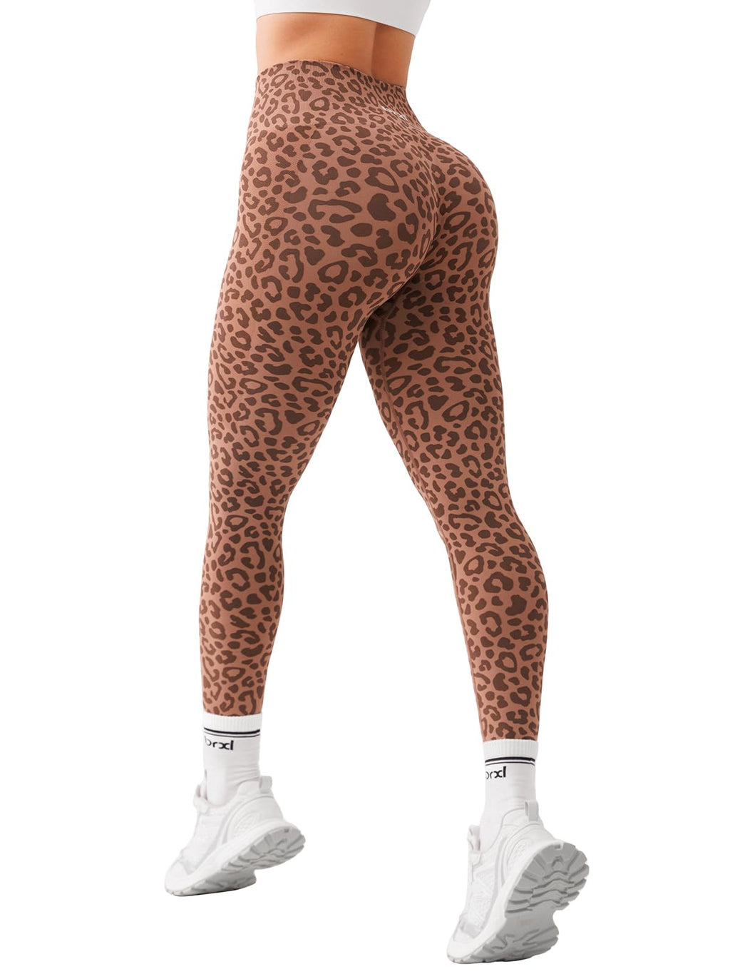 BRXL Butt Lifting Lycra No Front Seam Workout Leggings for Women Tummy Control High Waist Seamless Gym Running Leggings