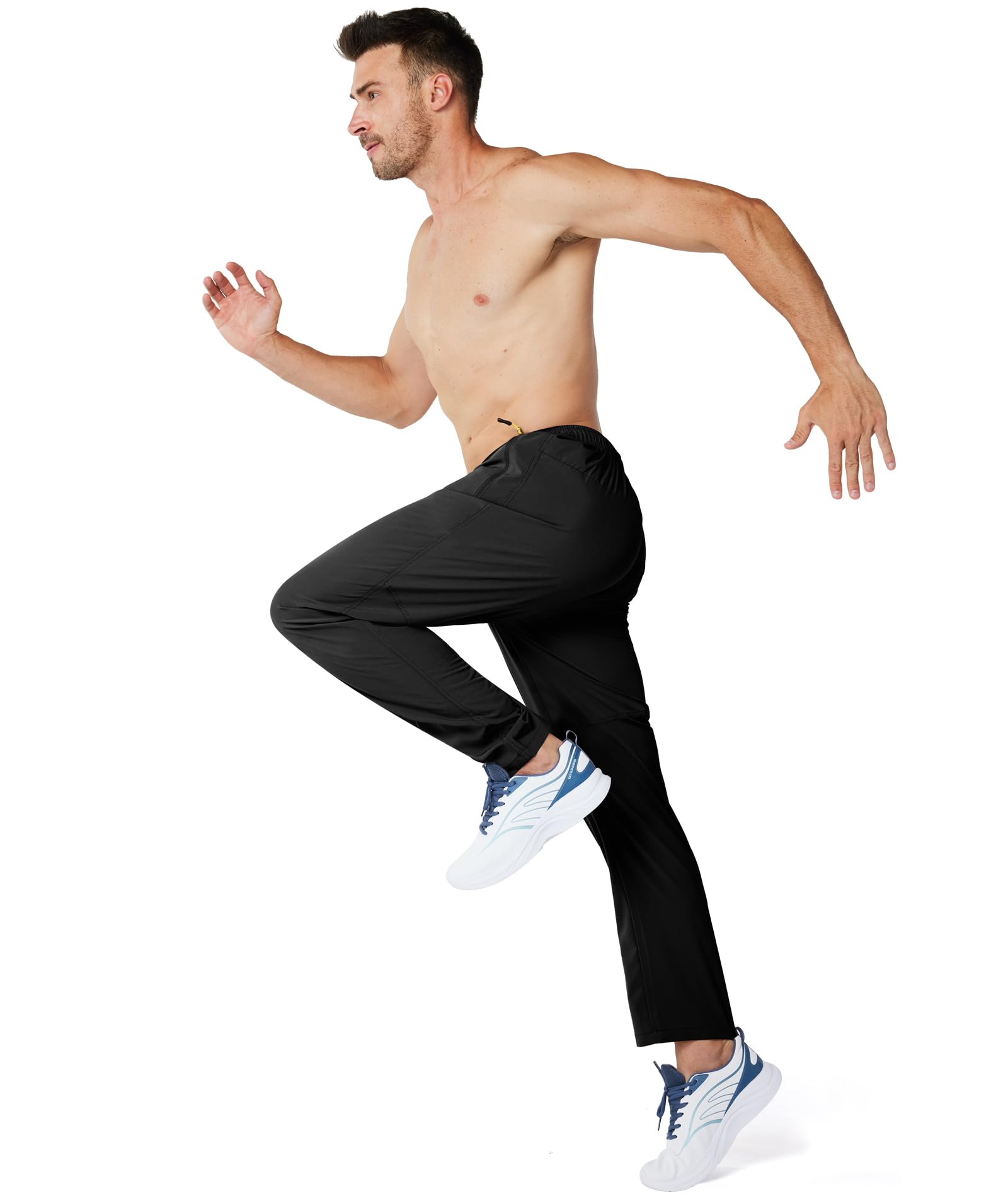 Zoofly Men's Sweatpants Athletic Pants Breathable Quick Dry Water Resistant Jogger Track Pants Workout Hiking Pants